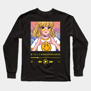 Fontaine Exclusives Blonde Anime Girl Logo #25 Long Sleeve T-Shirt